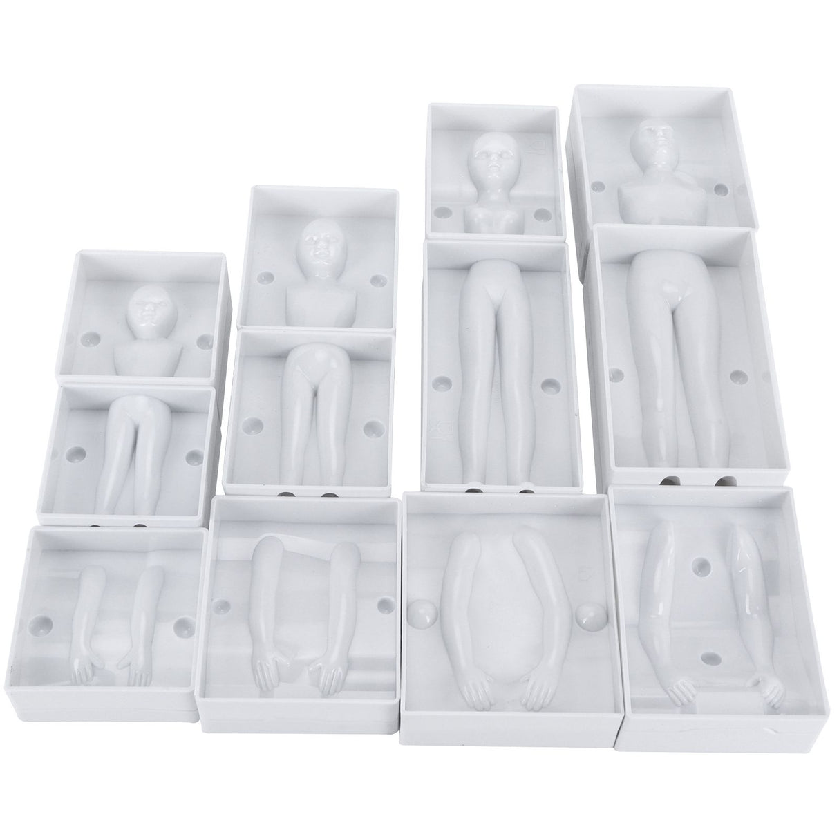 People Shaped Cake Figure Mold Body Model DIY Baking Fondant Cake Molds Decorating Tools