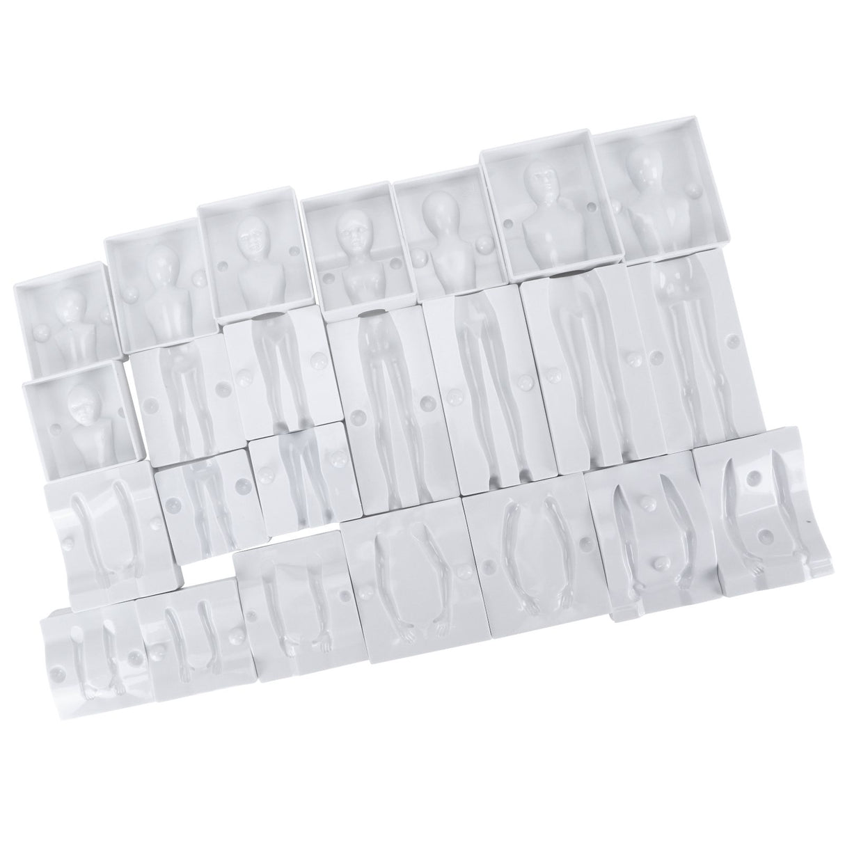 People Shaped Cake Figure Mold Body Model DIY Baking Fondant Cake Molds Decorating Tools