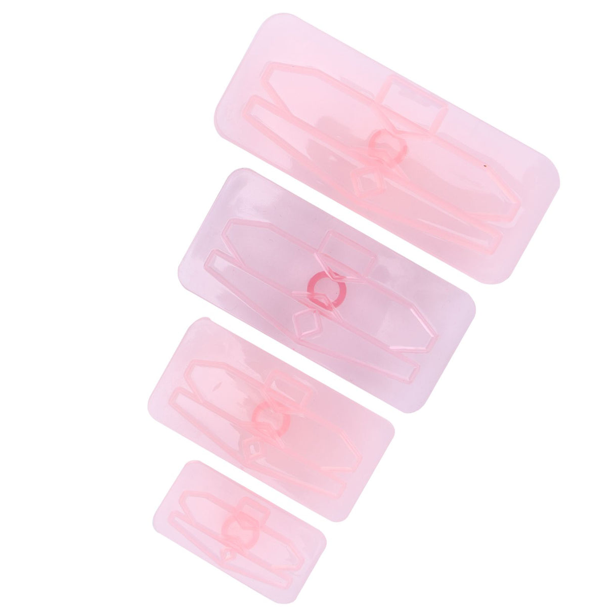 4Pcs/Set Baking Mold Bowknot‑Shaped Mould Cookies Fondant Cake Paste Dessert Decoration