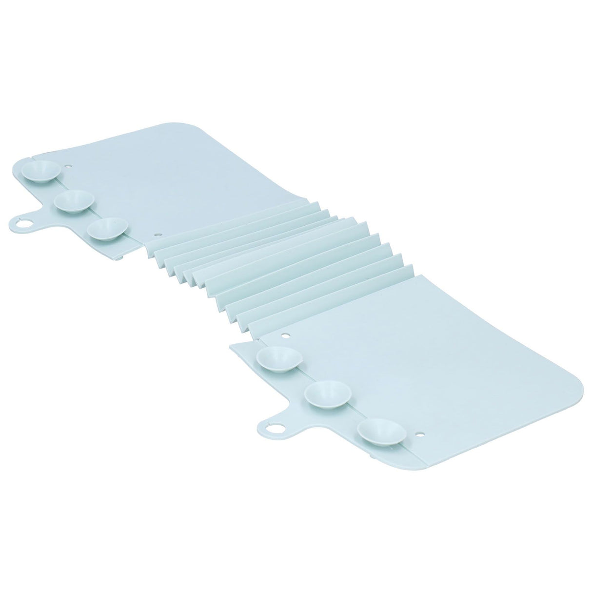 Foldable Sink Splashing Guard with Suction Cups Water Baffle Board Kitchen AccessoryLight Blue