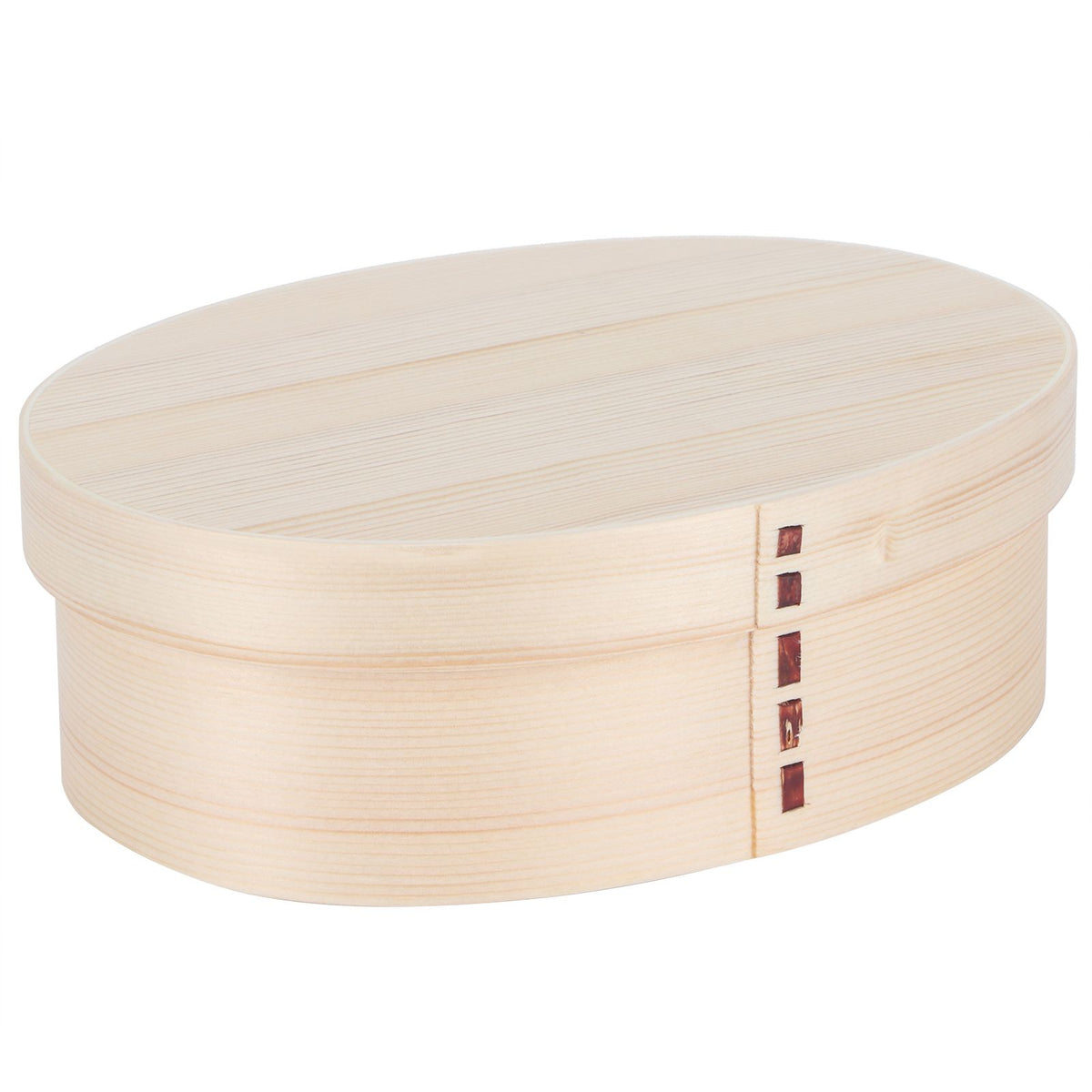 17.5x13.5cm Lunch Box Wooden Bento Box Portable Food Container for Students WorkerWood Color