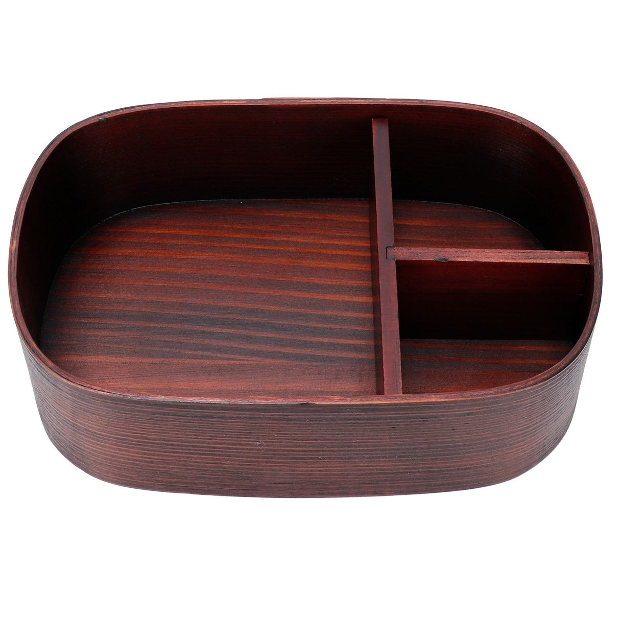 Wooden Lunch Box Portable Food Container Tablewares for Home Office Picnic CampingPainted