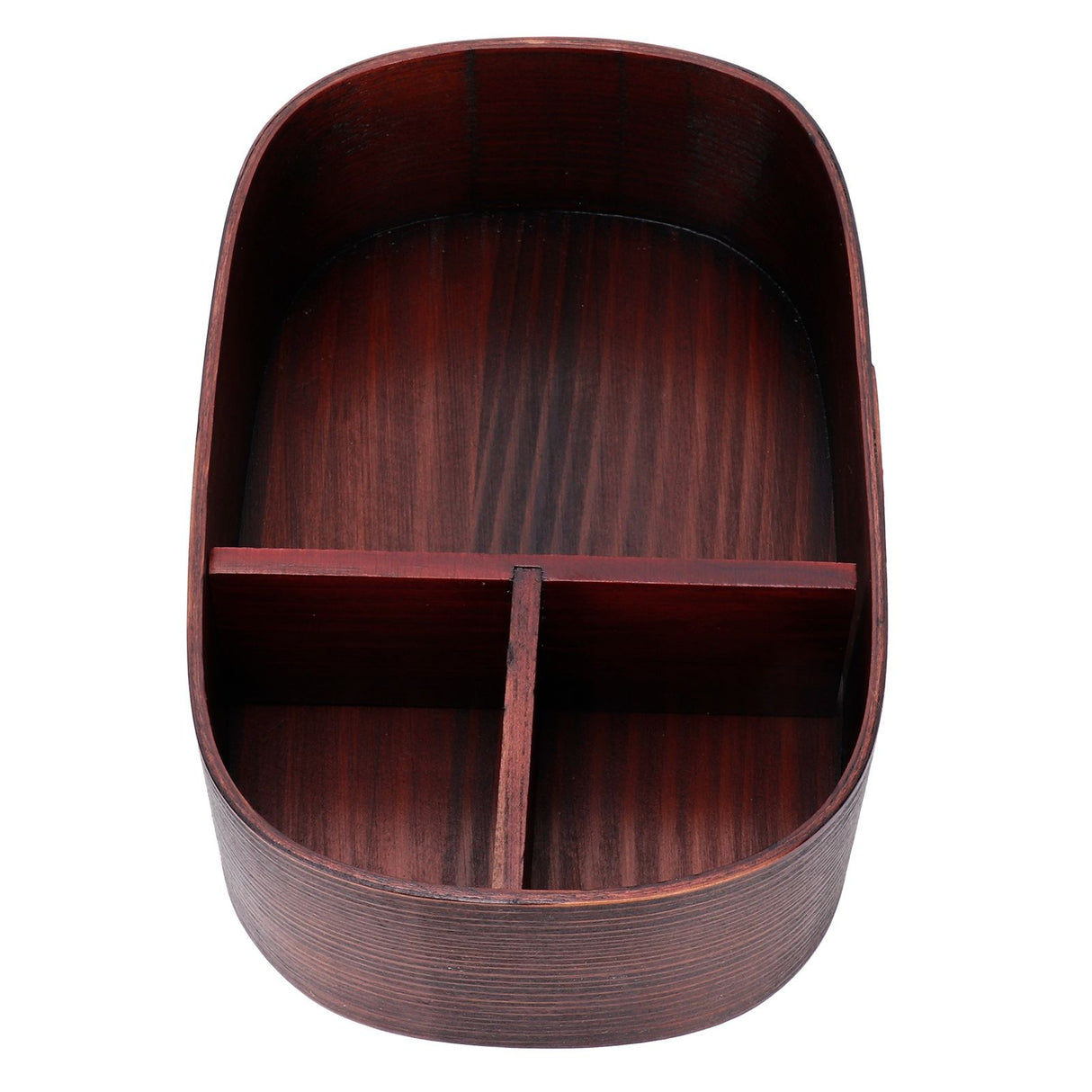Wooden Lunch Box Portable Food Container Tablewares for Home Office Picnic CampingPainted