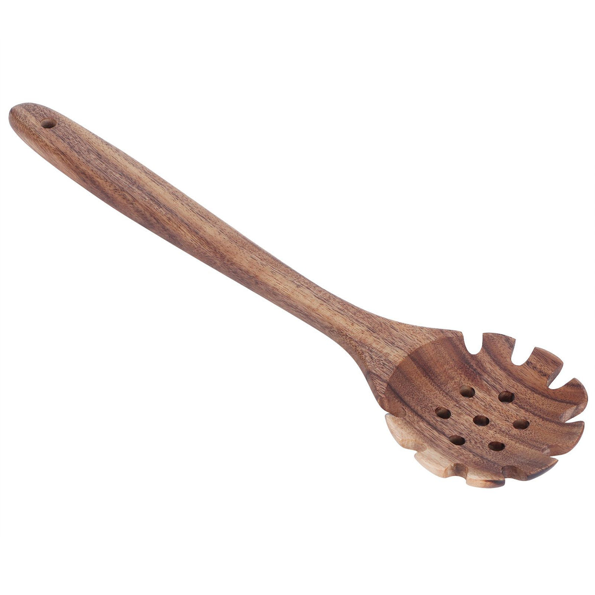 Teak Cooking Spoon Food Grade Natural Wooden Noodle Colander for Cooking Kitchen Use