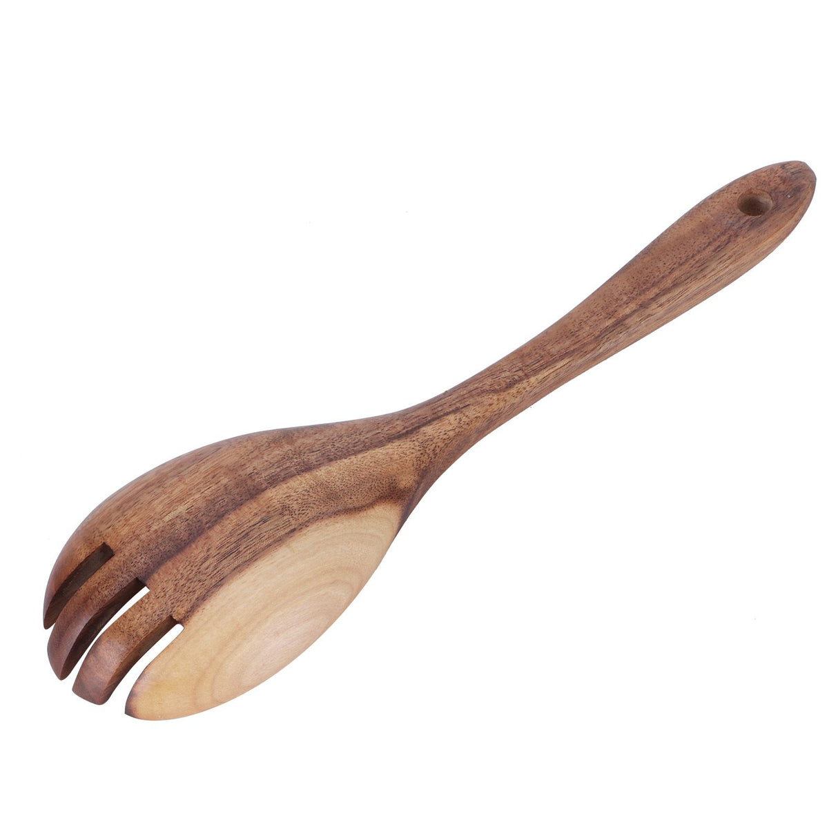 Teak Wood Tableware Food Grade Wooden Kitchen Restaurant Dining Tableware for SaladFork
