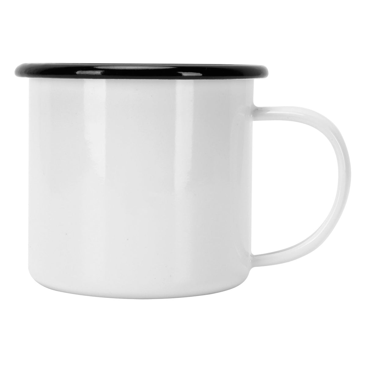 8cm 350ml Enamel Cup Environmentally Friendly Thickened Water Cup for Coffee Wine Water SuppliesWhite