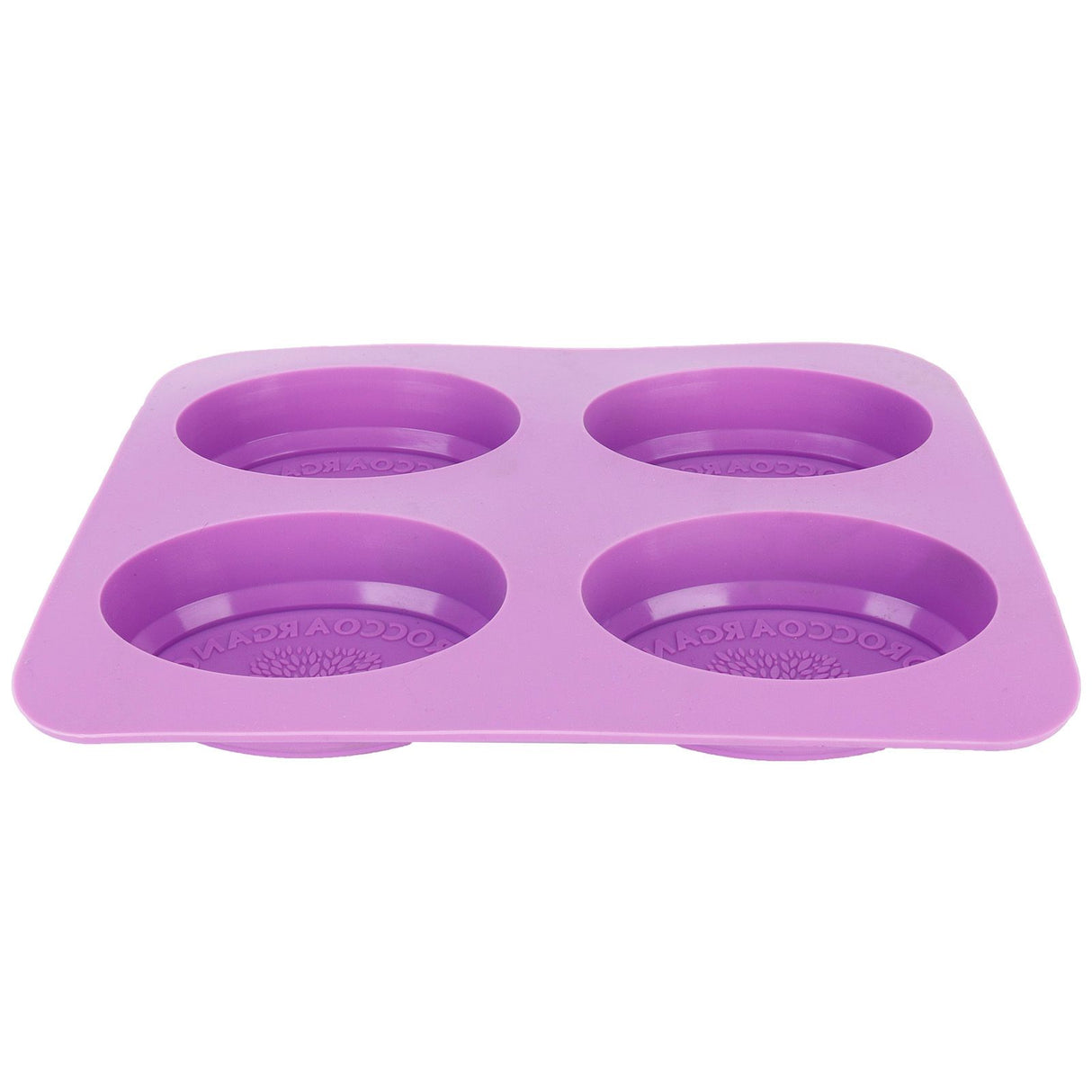 4Gird Silicone Cake Mold Oval Aroma Candle HandMade Soap Mold for DIY Baking Tool