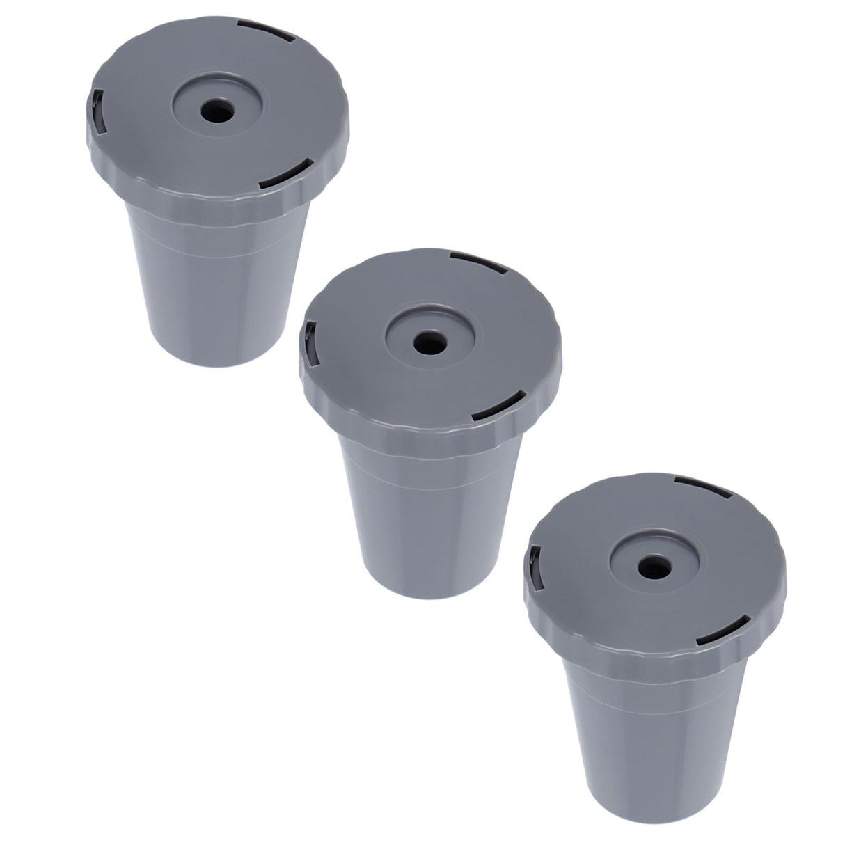 3PCS Refillable Coffee Capsule Reusable Coffee Filter Cup with Brush Spoon Set Fit for keurig