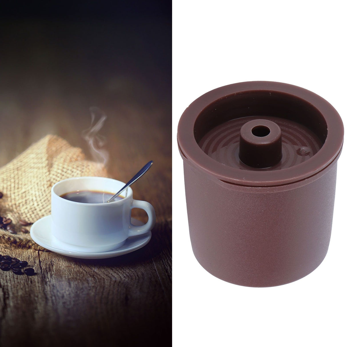 Coffee Capsule Stainless Steel Reusable Refillable Filter Coffee Making Accessories
