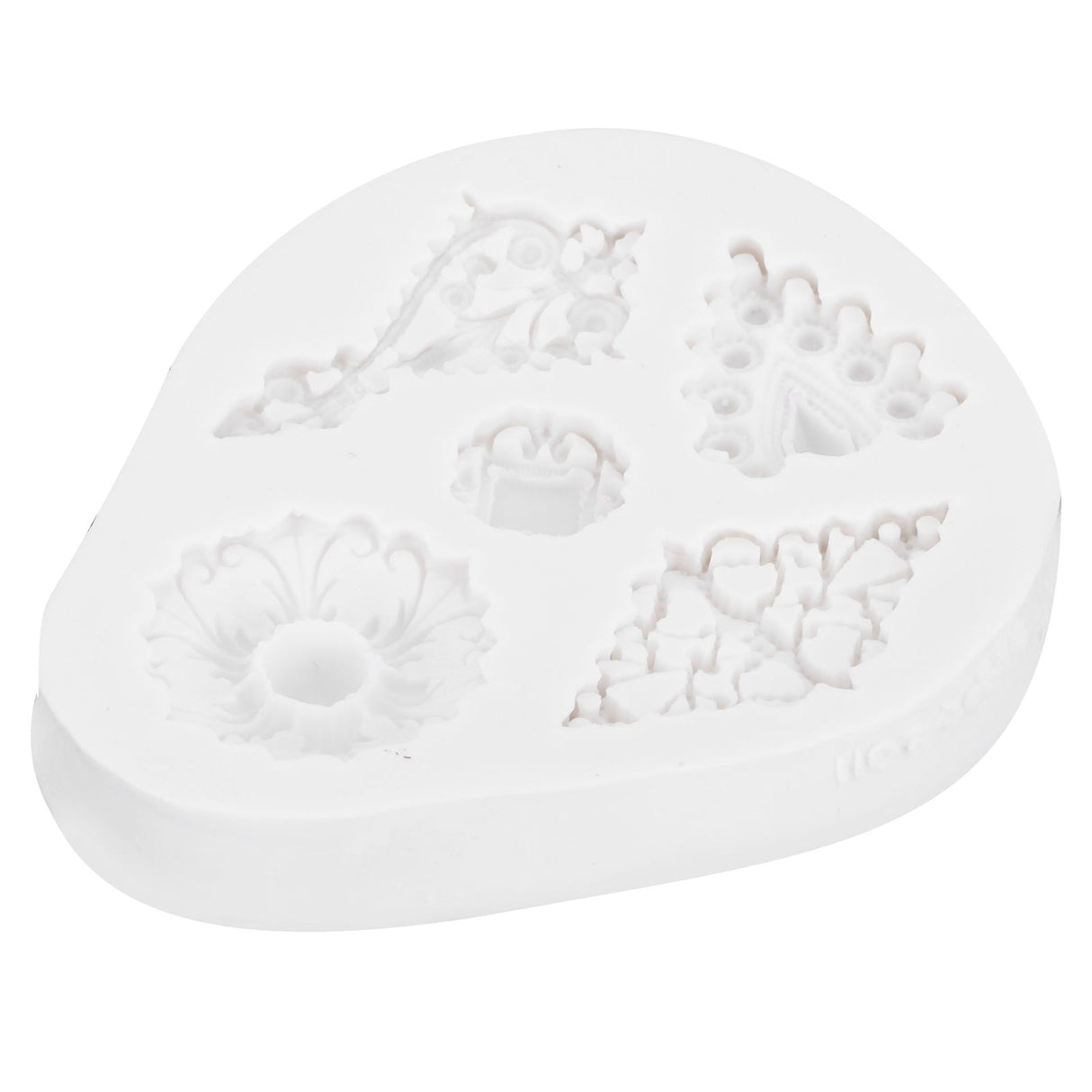 Retro Diamonds Pattern Fondant Mold Silicone Mold DIY Baking Cake Decorating Tool50‑611‑B Gray