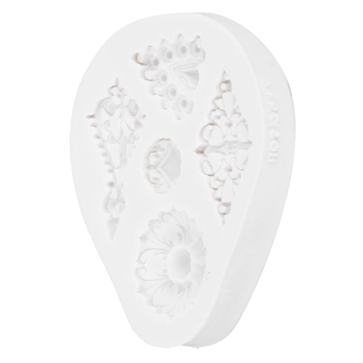Retro Diamonds Pattern Fondant Mold Silicone Mold DIY Baking Cake Decorating Tool50‑611‑B Gray