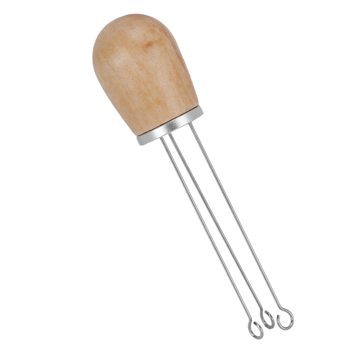 Needle Type Coffee Wooden Powder Dispenser Coffee Stirrer with Handle for Stiring CoffeeSilver