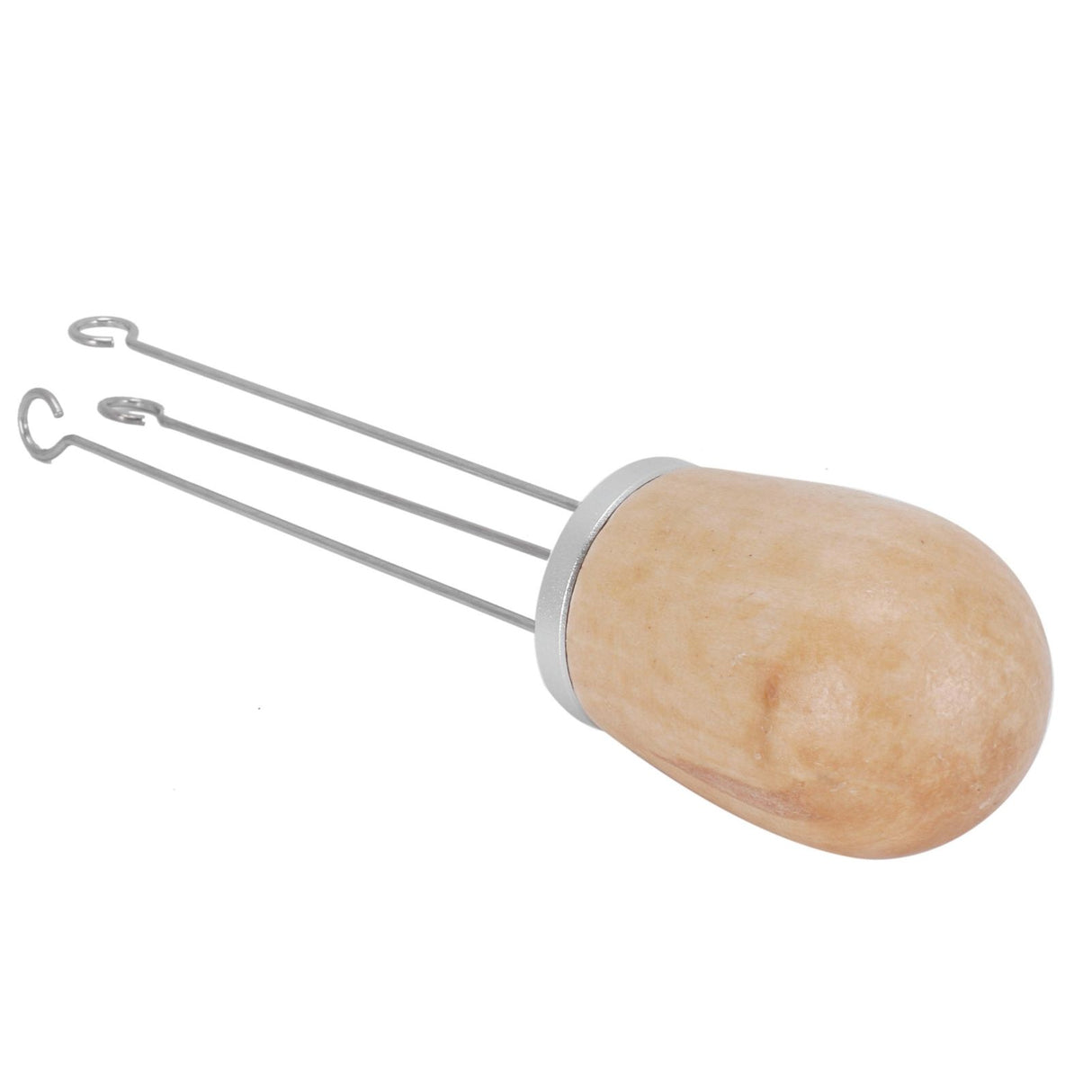 Needle Type Coffee Wooden Powder Dispenser Coffee Stirrer with Handle for Stiring CoffeeSilver