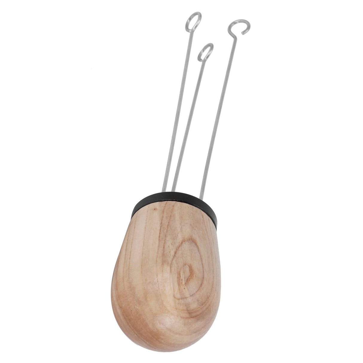 Needle Type Coffee Wooden Powder Dispenser Coffee Stirrer with Handle for Stiring CoffeeBlack