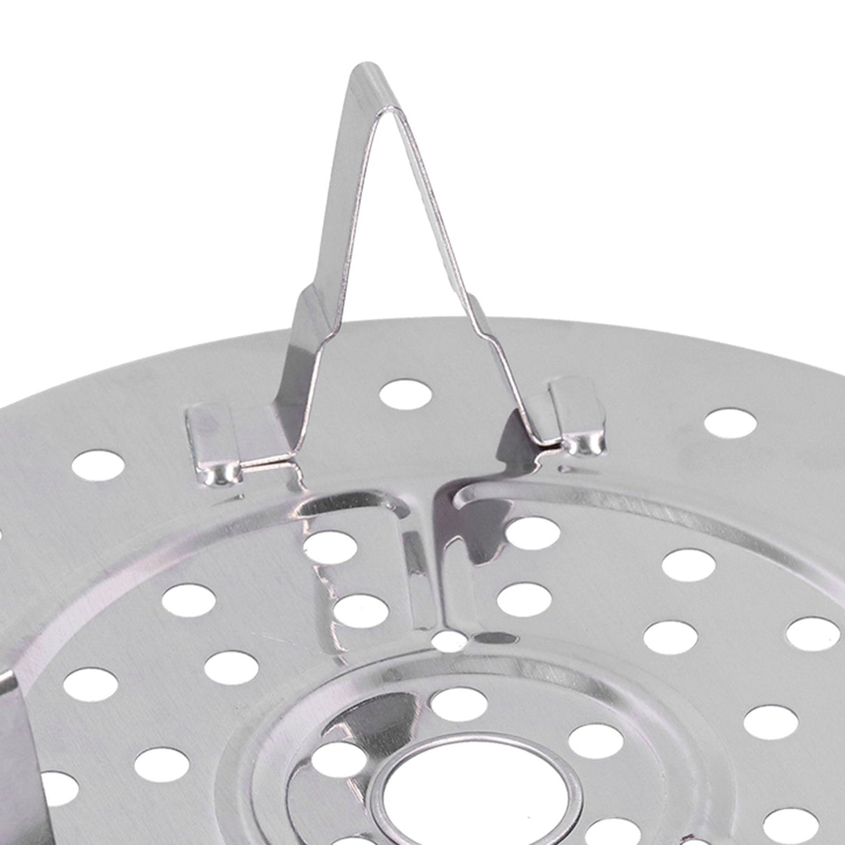 Stainless Steel Heat Resistant Steaming Rack Tripod Design Non Stick Rack for Food Cake(23.5CM )