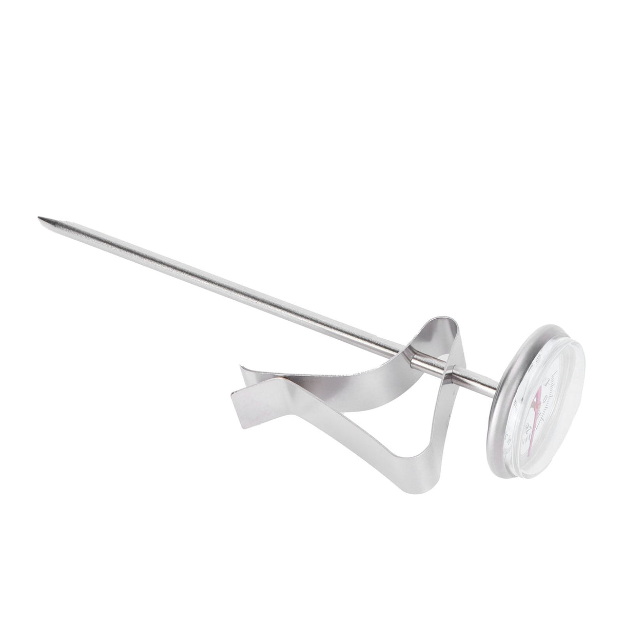 Coffee Thermometer Milk Frothing Dial Pointer Temperature Meter with Hook Kitchen Tool
