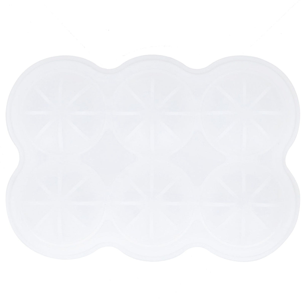6‑Grid Silicone Ice Ball Mold with Leaking Hole Round Ice Tray for Kitchen Home Bar