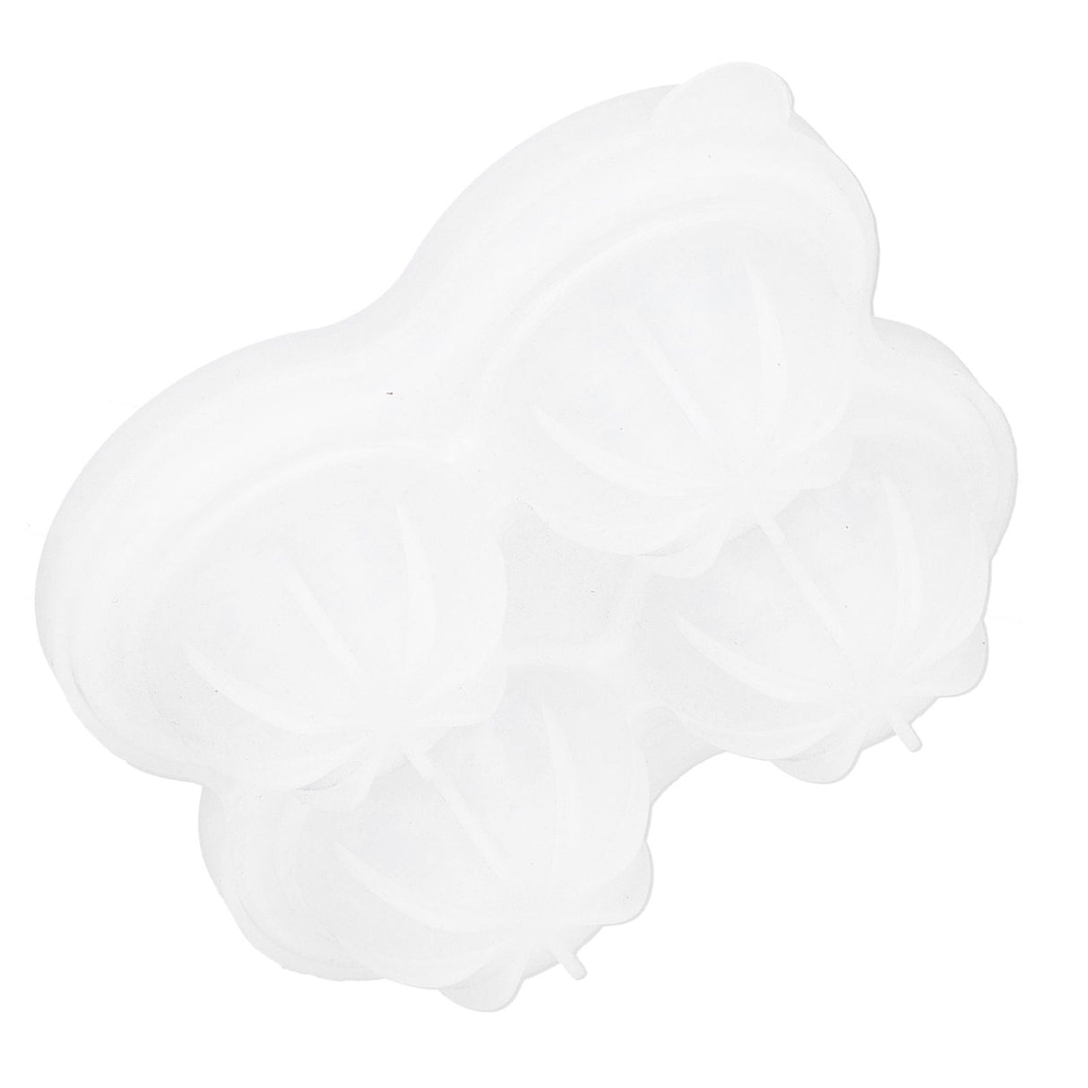 4‑Grid Round Shape Mold Food Grade Silicone Ice Cream Mould for Kitchen Utensils
