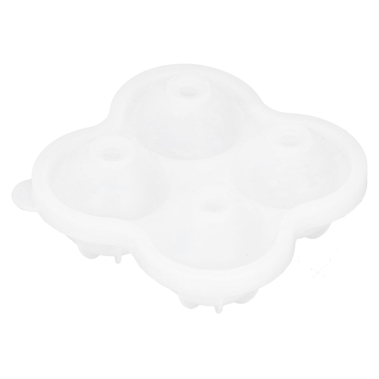 4‑Grid Round Shape Mold Food Grade Silicone Ice Cream Mould for Kitchen Utensils