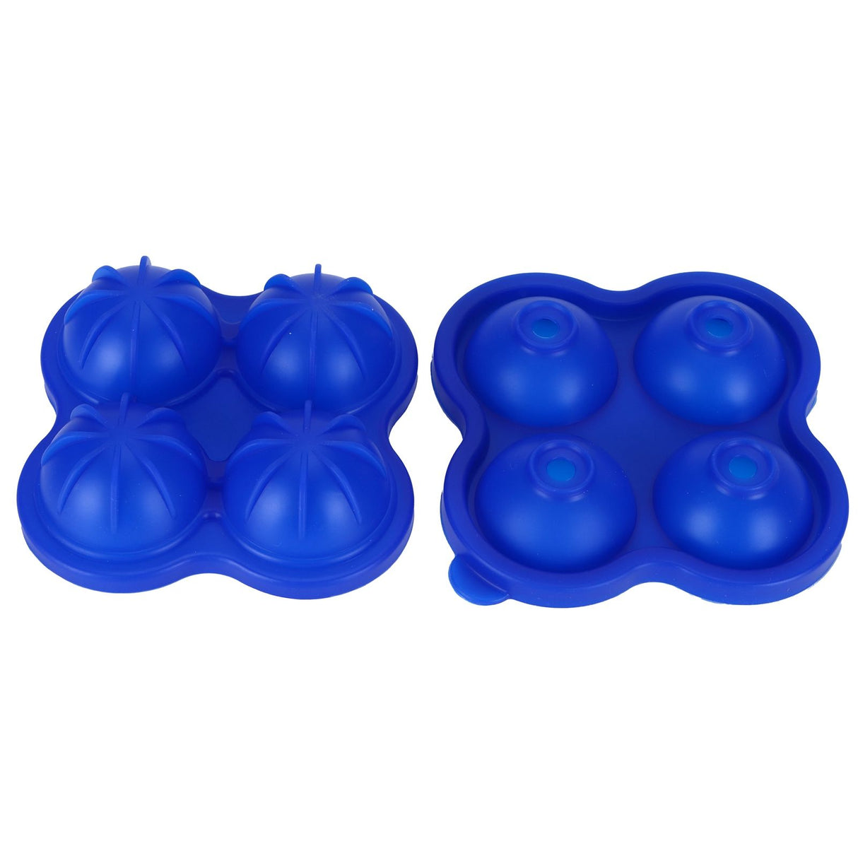 4 Hole Ice Cubes Mold Silicone Ice Ball Maker Mould Tray for Home Kitchen SuppliesDark Blue