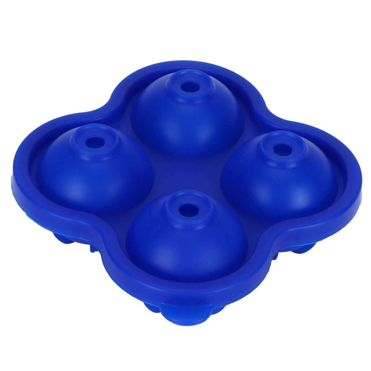 4 Hole Ice Cubes Mold Silicone Ice Ball Maker Mould Tray for Home Kitchen SuppliesDark Blue