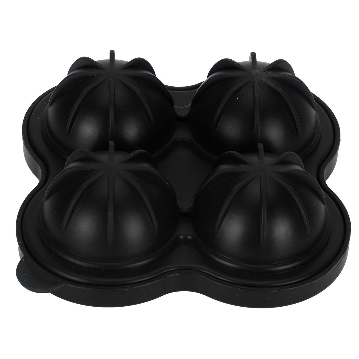 4 Hole Ice Cubes Mold Silicone Ice Ball Maker Mould Tray for Home Kitchen SuppliesBlack