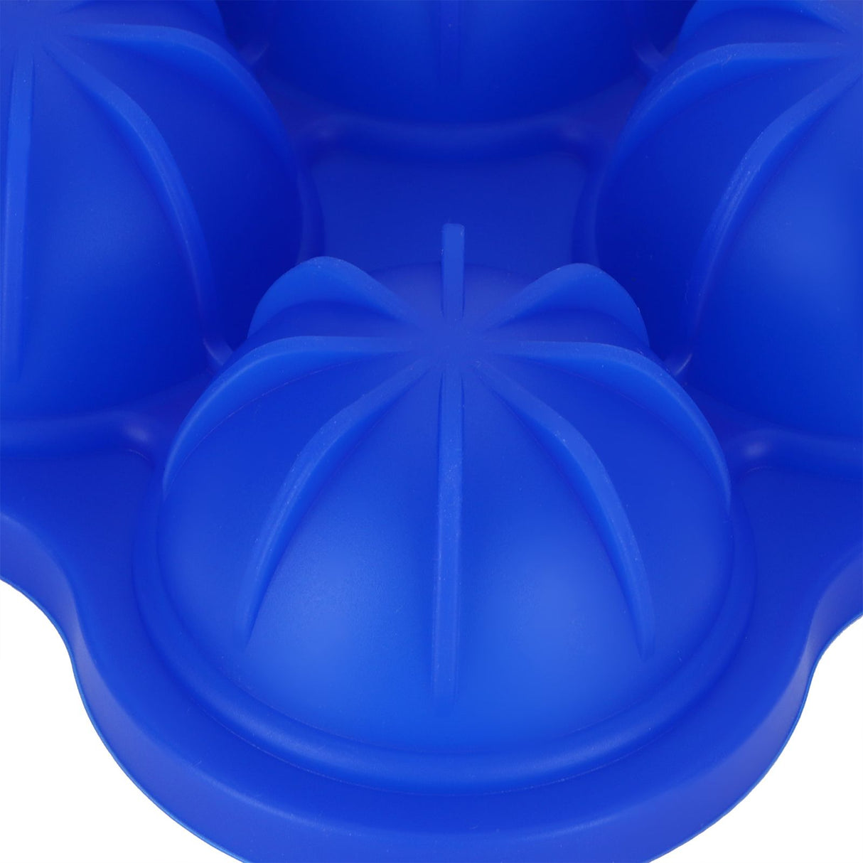 6-Grid Ice Ball Maker Reusable Silicone Ice Ball Mold Tray for Home Kitchen Bar UseDark Blue