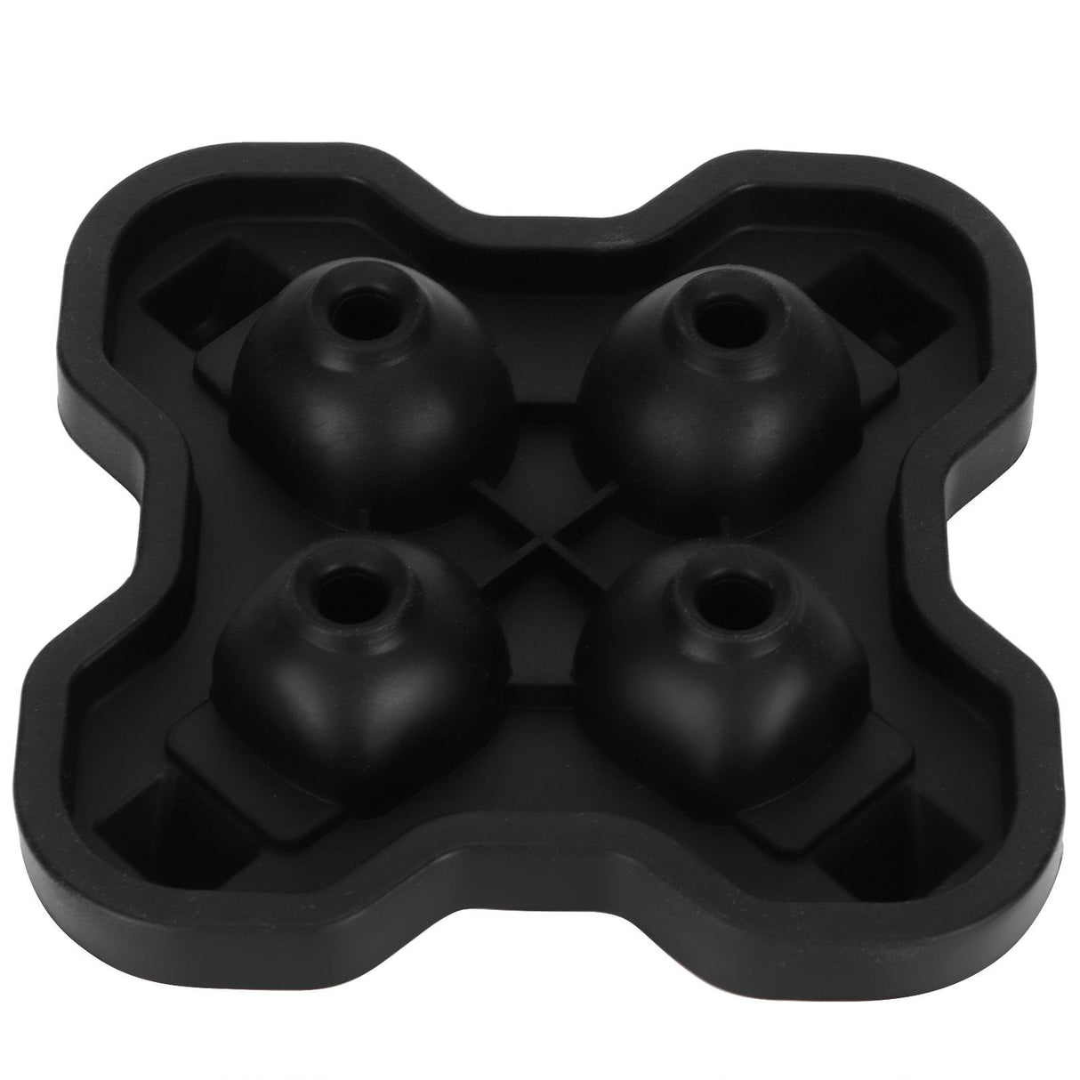 4-Grid Skull Shape Ice Tray Mold Food Grade Silicone Ice Cream Mold for Kitchen Summer