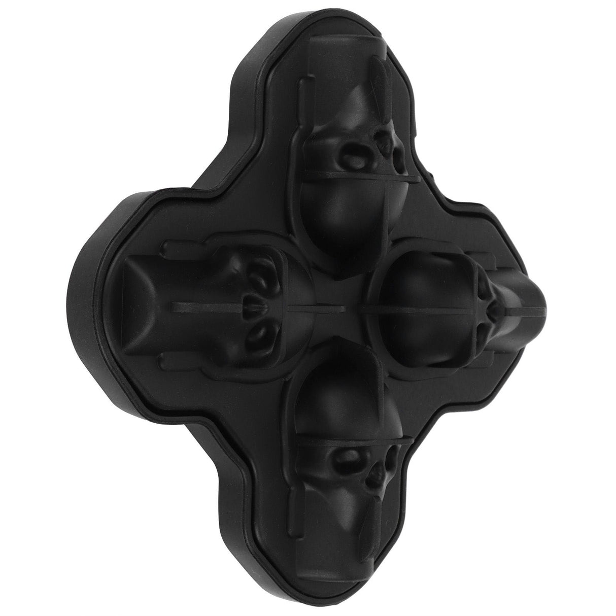 4-Grid Skull Shape Ice Tray Mold Food Grade Silicone Ice Cream Mold for Kitchen Summer