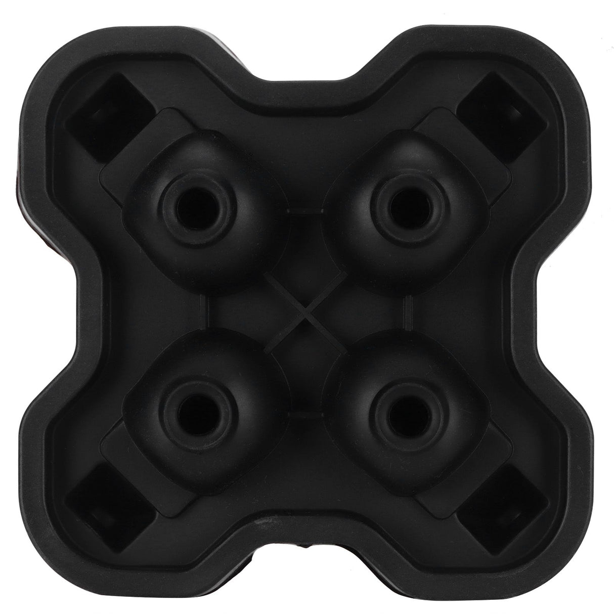 4-Grid Skull Shape Ice Tray Mold Food Grade Silicone Ice Cream Mold for Kitchen Summer