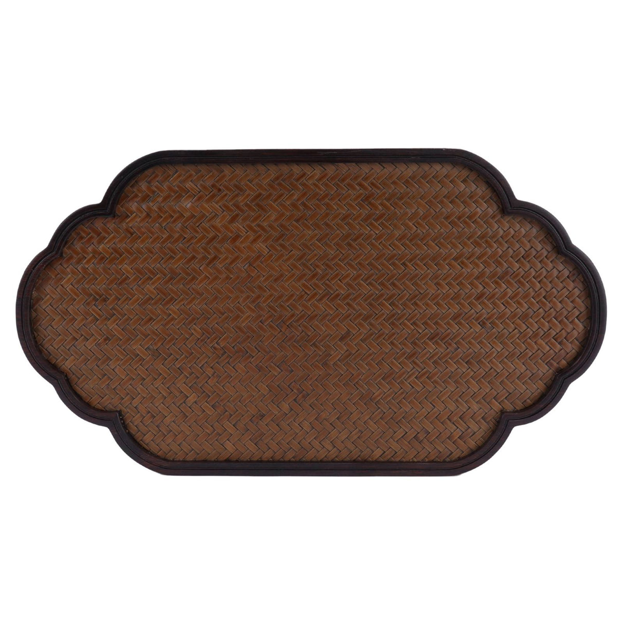 Mat Surface Bamboo Small Tea Tray Tea Plate for Teawares Teaset Saucers Tea CeremonyClouds