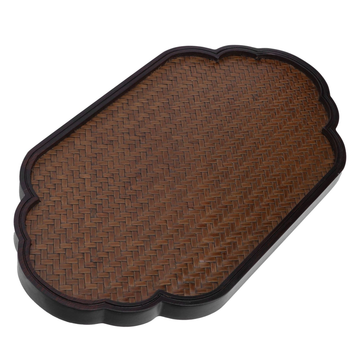 Mat Surface Bamboo Small Tea Tray Tea Plate for Teawares Teaset Saucers Tea CeremonyClouds