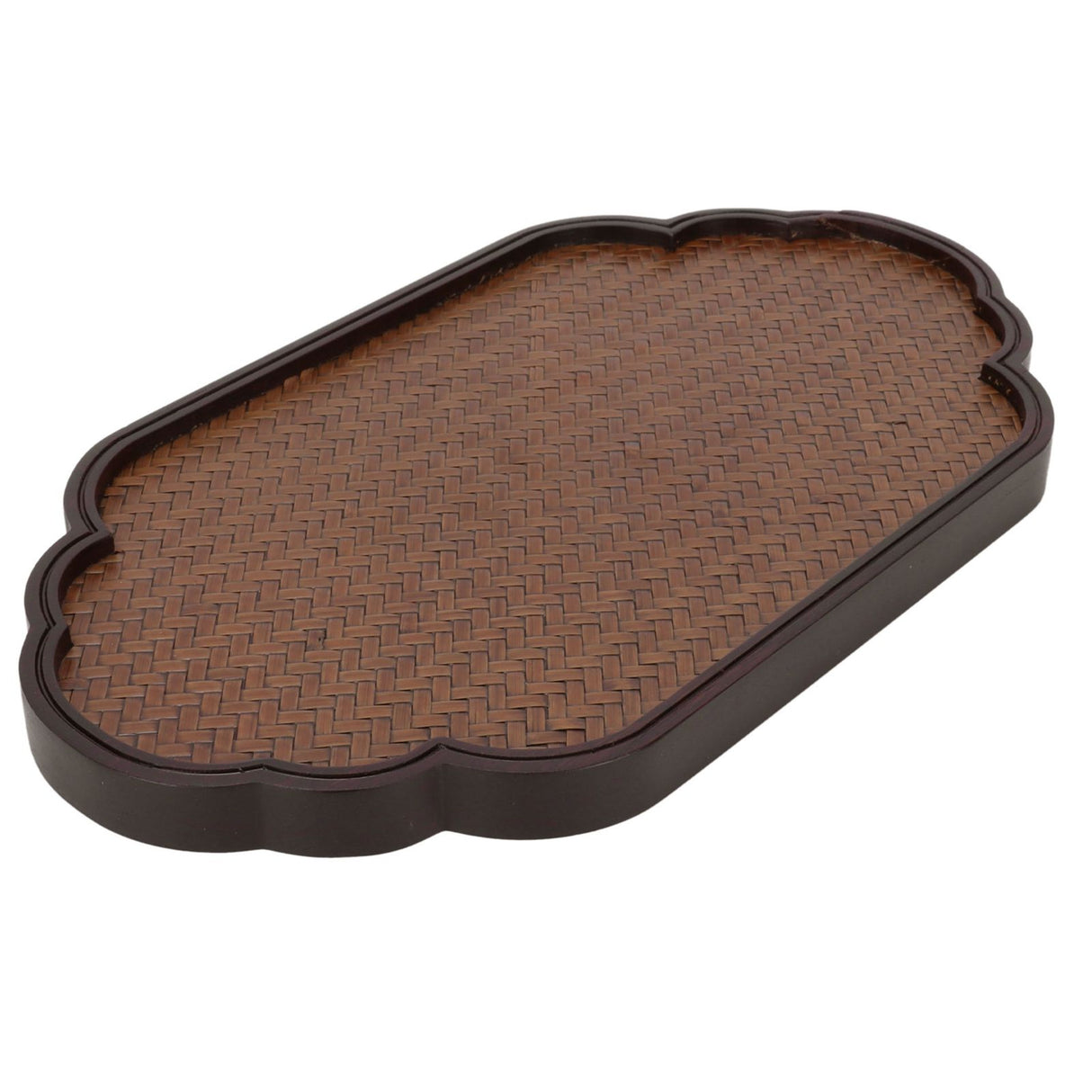 Mat Surface Bamboo Small Tea Tray Tea Plate for Teawares Teaset Saucers Tea CeremonyClouds