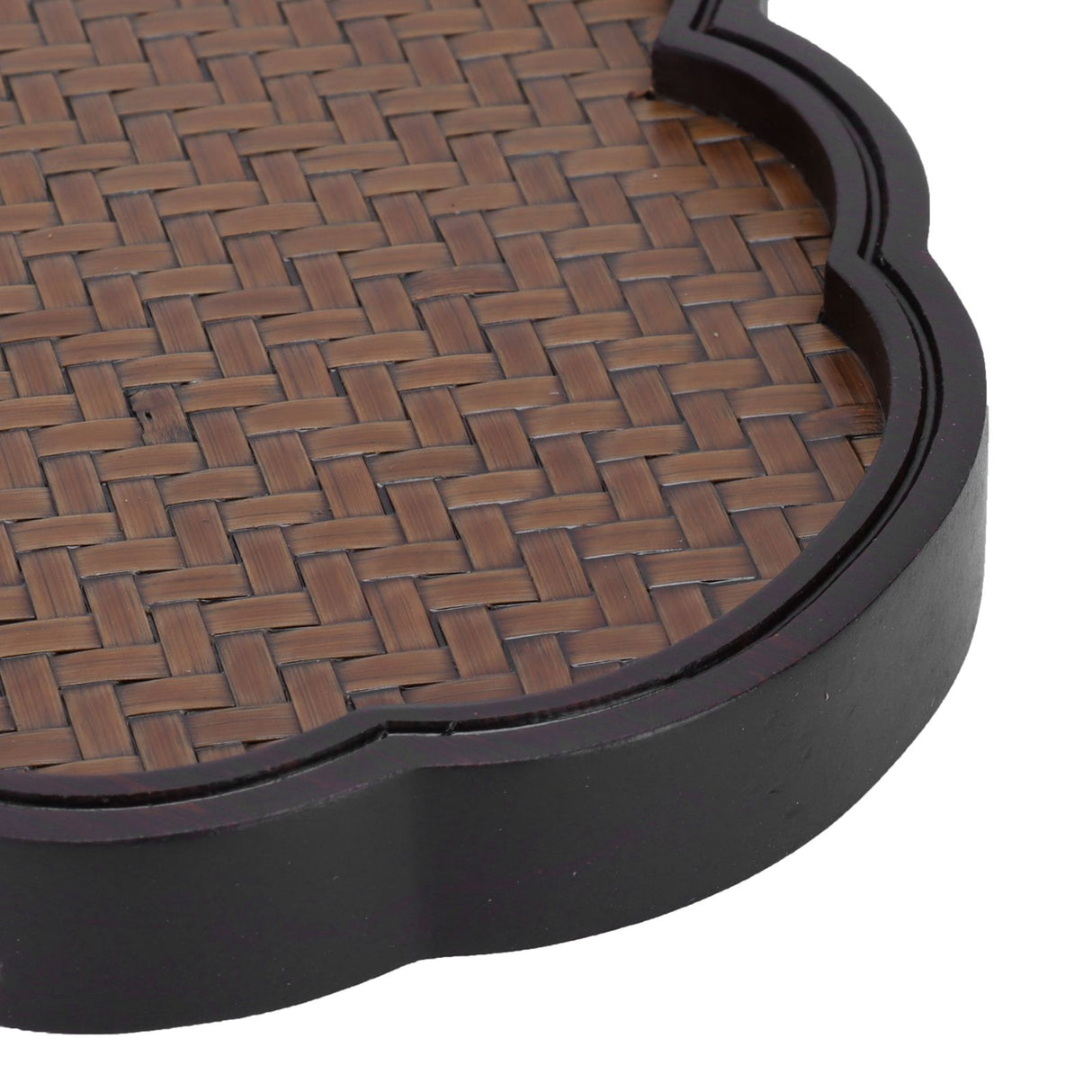 Mat Surface Bamboo Small Tea Tray Tea Plate for Teawares Teaset Saucers Tea CeremonyClouds