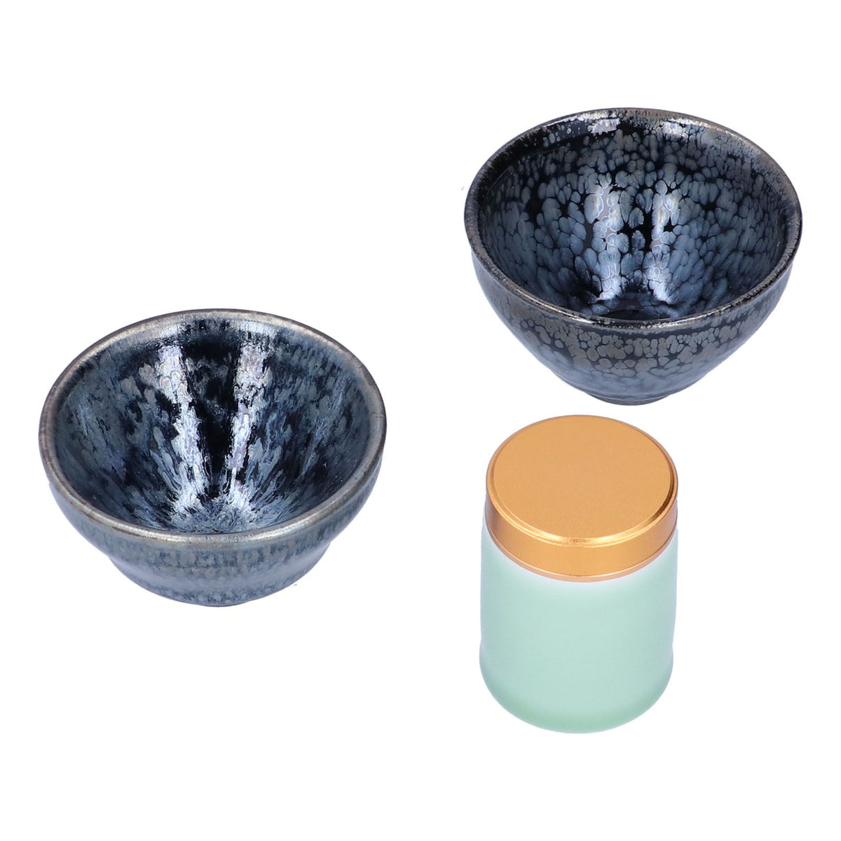 Kung Fu Tea Set Ceramic Tea Canister and Tea Cup for Gift Teaware Home Decoration