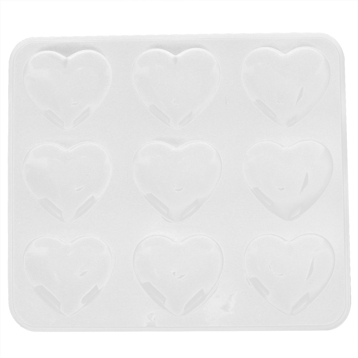 3Pcs Heart-Shaped Mold DIY Baking Mold 9-Hole Cake Making Mold Tool for Home Use