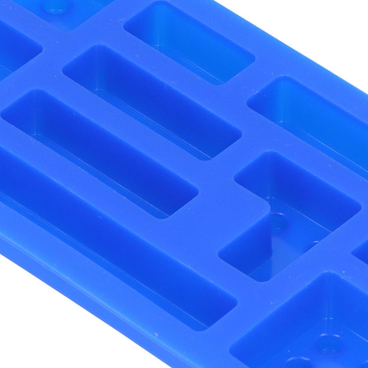 5Pcs Blue Silicone Ice Tray Mold Block Shape Chocolate Cake DIY Baking Mold for Bakery Home