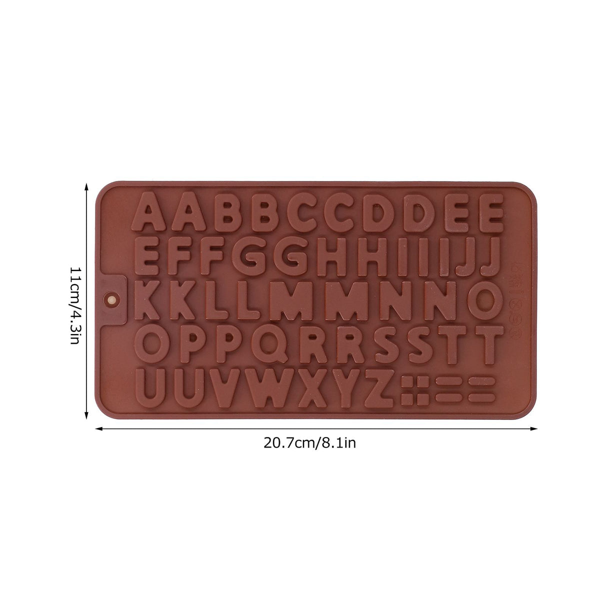 5Pcs Cute Shape Baking Mold Silicone Chocolate Pudding Cake Mold for Kitchen HomeLetter