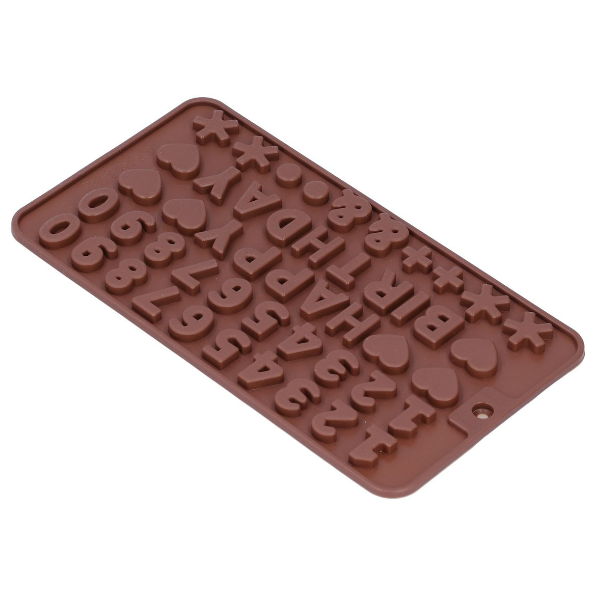 5Pcs Cute Shape Baking Mold Silicone Chocolate Pudding Cake Mold for Kitchen HomeNumber
