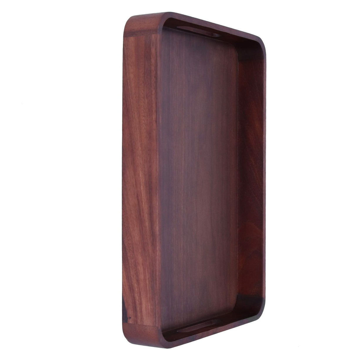 Walnut Rectangular Tray Wooden Dinner Plate Fruit Tray Household Tea Cup Holder for HomeSmall