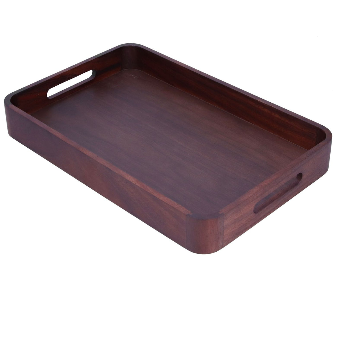 Walnut Rectangular Tray Wooden Dinner Plate Fruit Tray Household Tea Cup Holder for HomeSmall