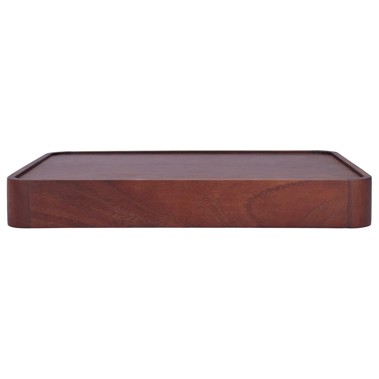 Walnut Rectangular Tray Wooden Dinner Plate Fruit Tray Household Tea Cup Holder for HomeSmall