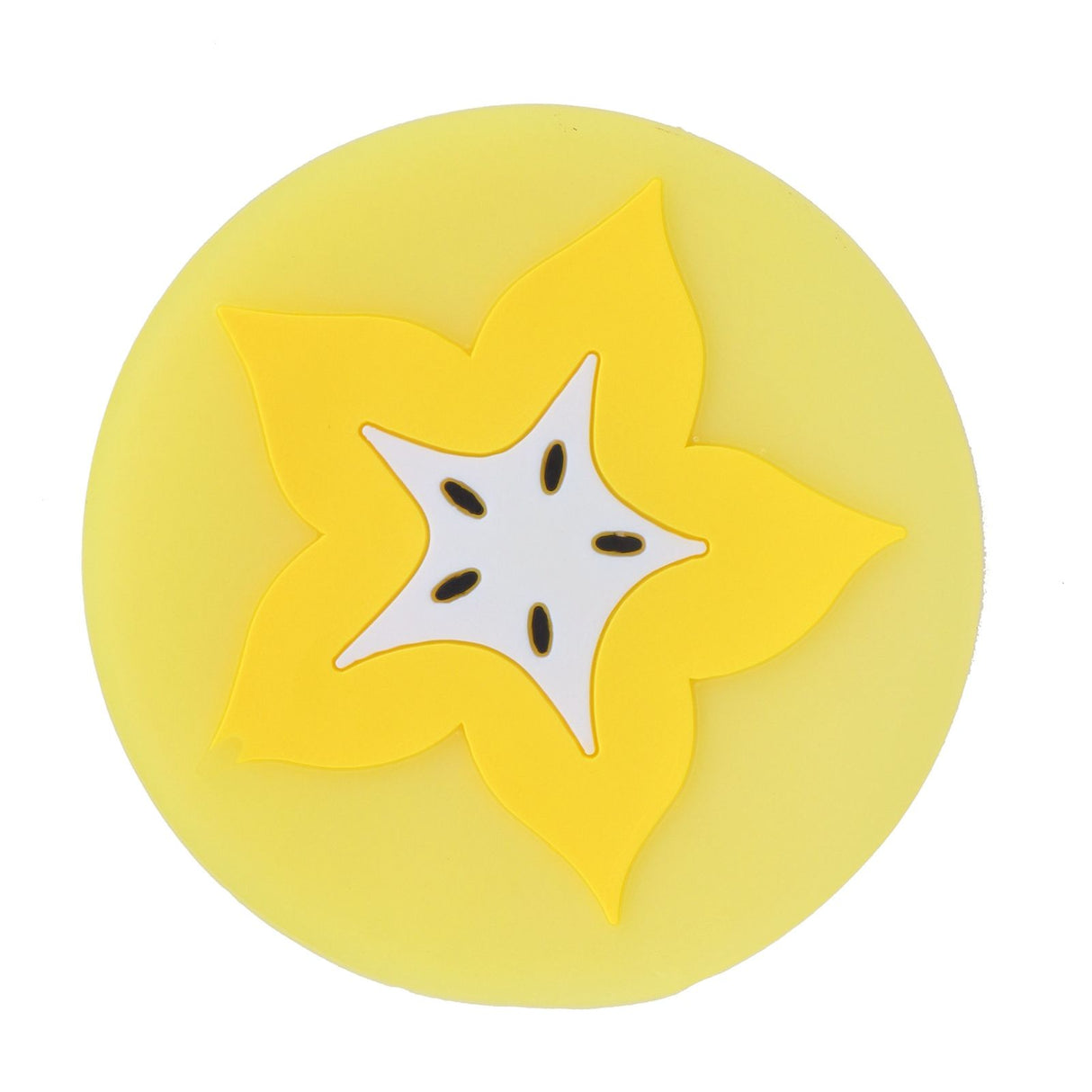 Fruit Shape Coaster Tableware Placemat Silicone Cup Drinks Holder Mat Kitchen AccessoriesCarambola