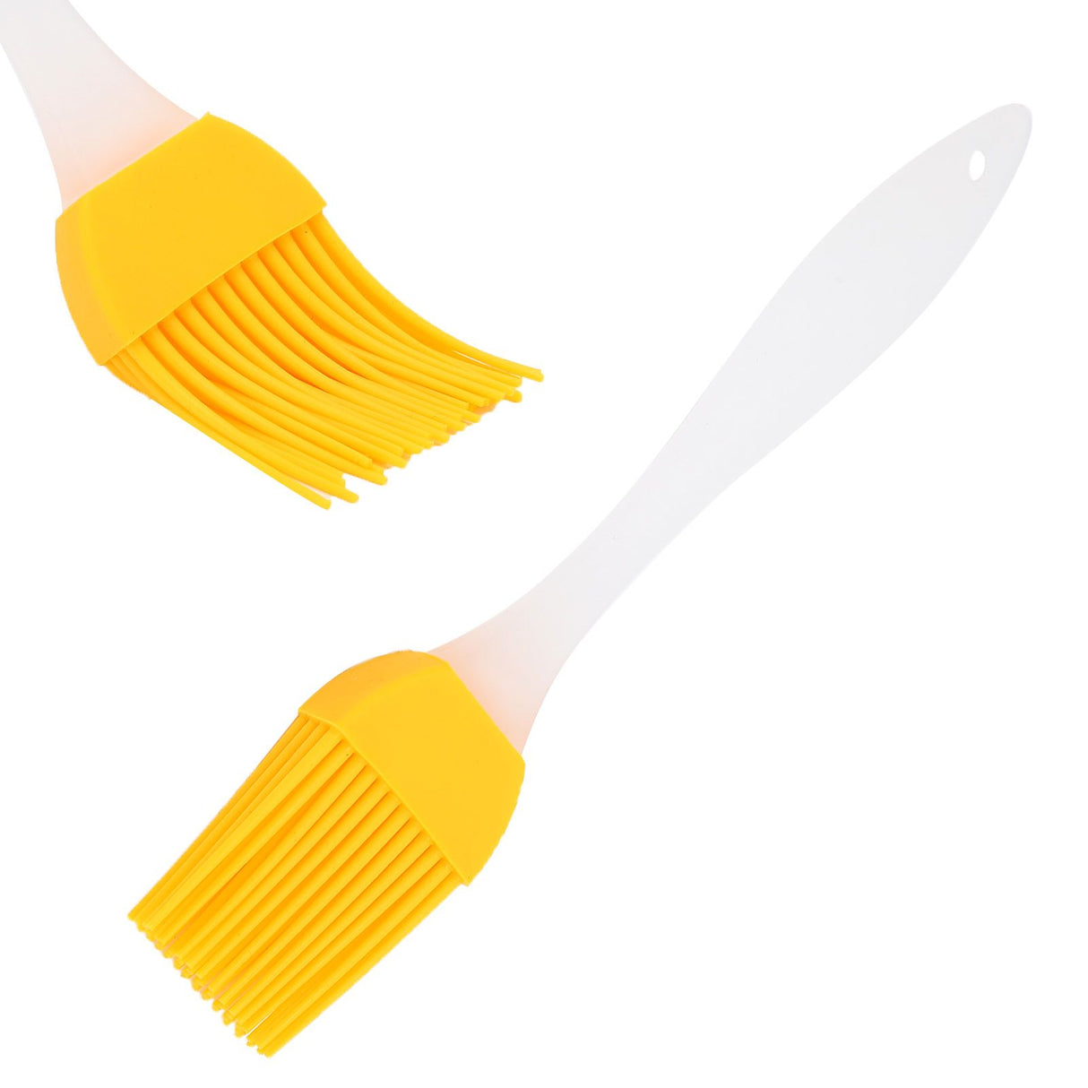 Yellow Silicone Oil Brush Grill Brush Kitchen Gadgets for Outdoor Camping Barbecue