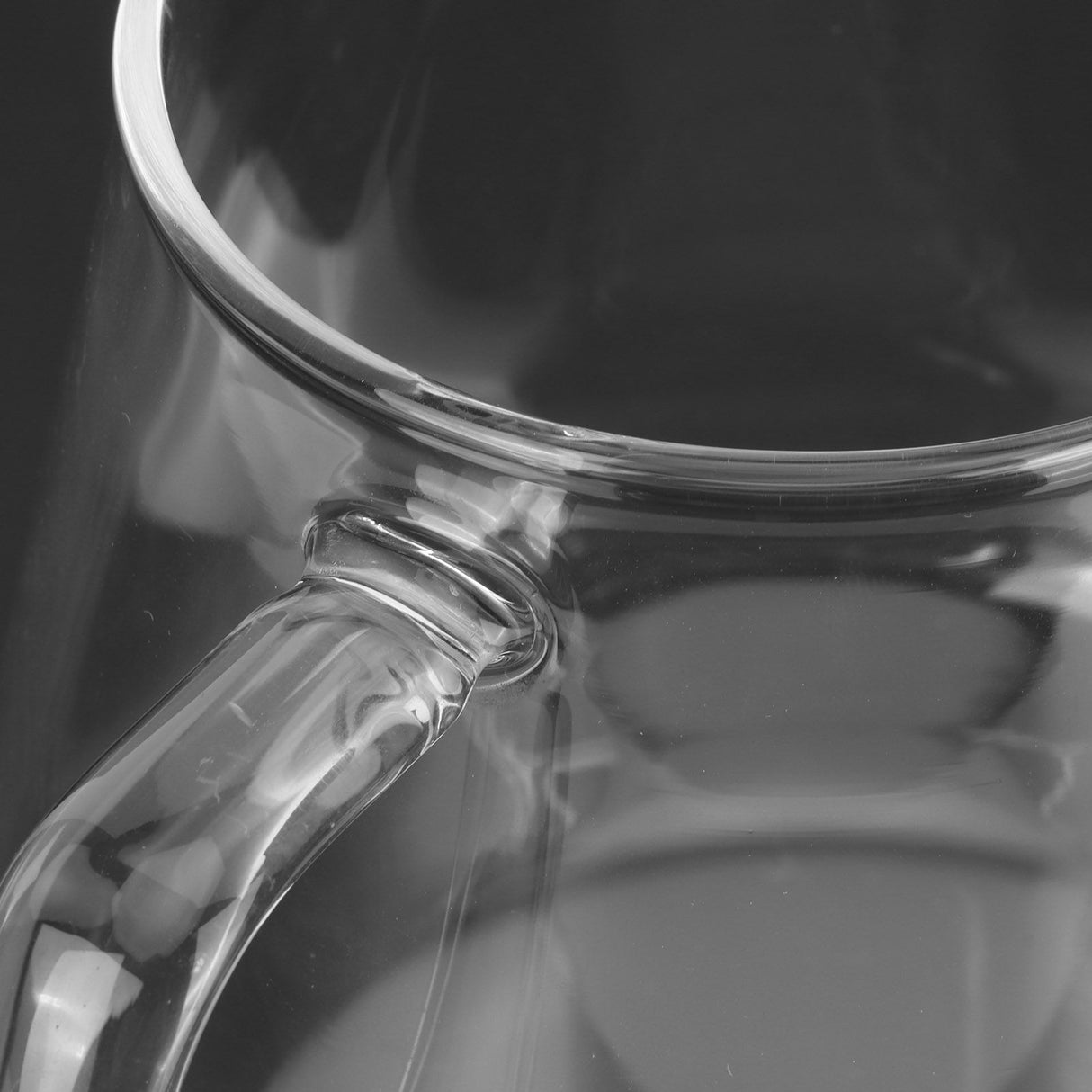 Transparent Cup High Borosilicate Glass Coffee Sharing Cup AntiScalding for Drinking Tea(650ml )