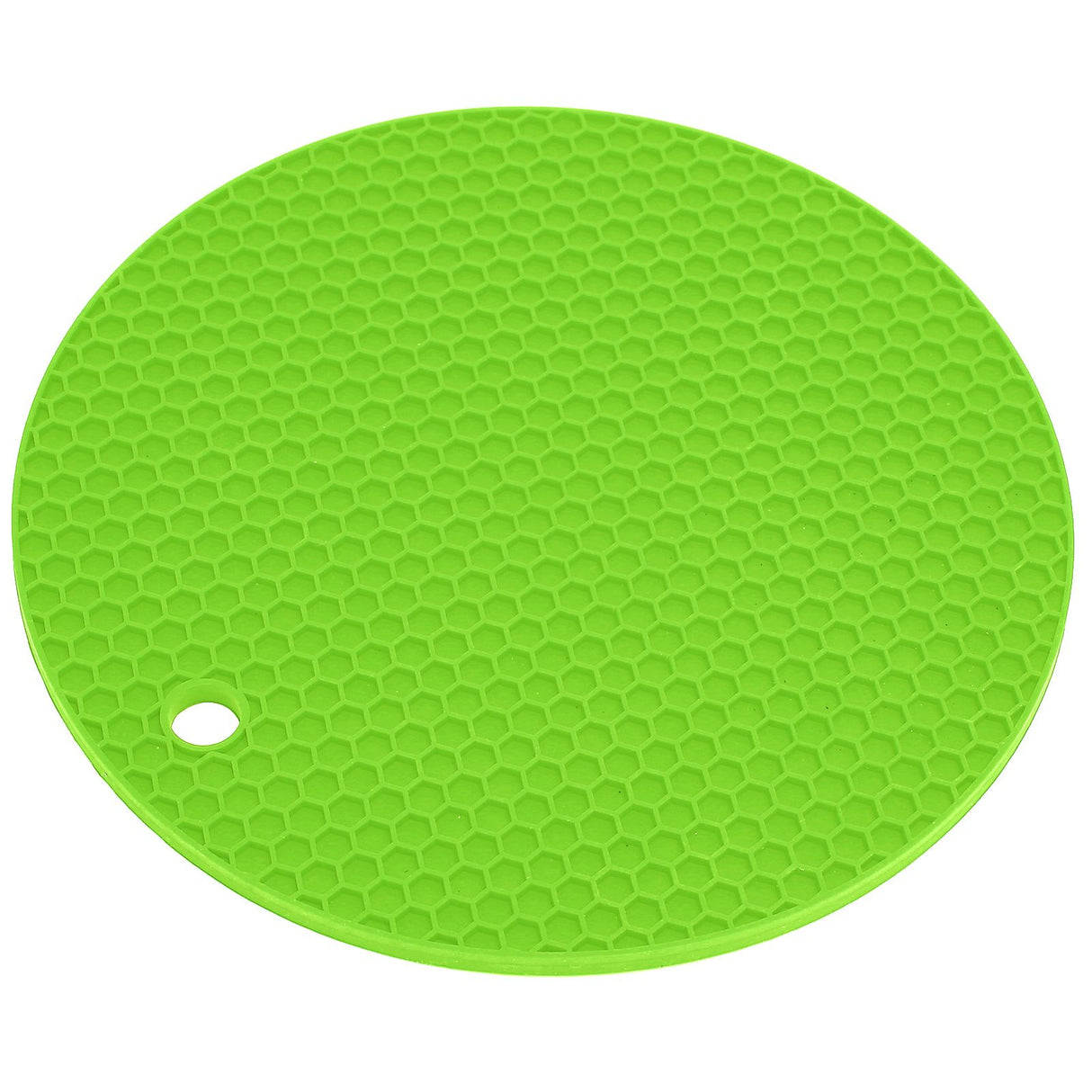 Round Shape Mat Food Grade Thickened Silicone Placemat Insulation Pad Microwave Oven MatGreen