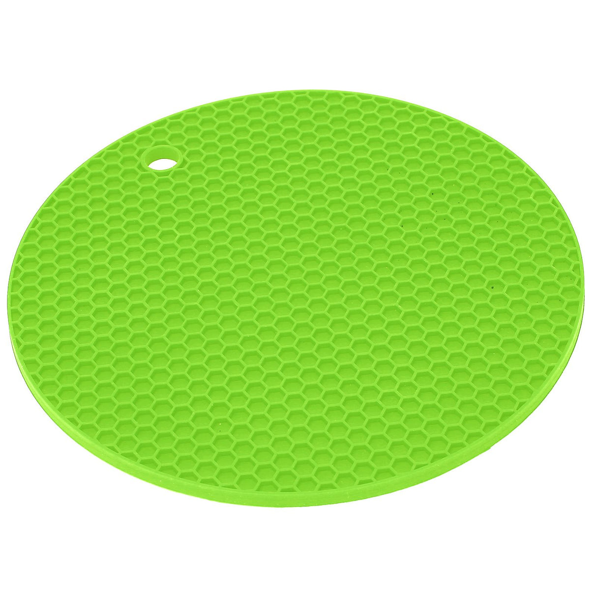 Round Shape Mat Food Grade Thickened Silicone Placemat Insulation Pad Microwave Oven MatGreen