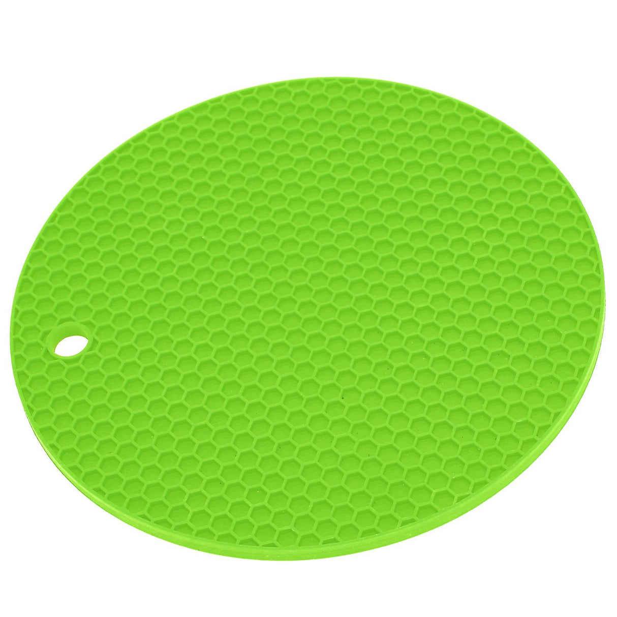Round Shape Mat Food Grade Thickened Silicone Placemat Insulation Pad Microwave Oven MatGreen