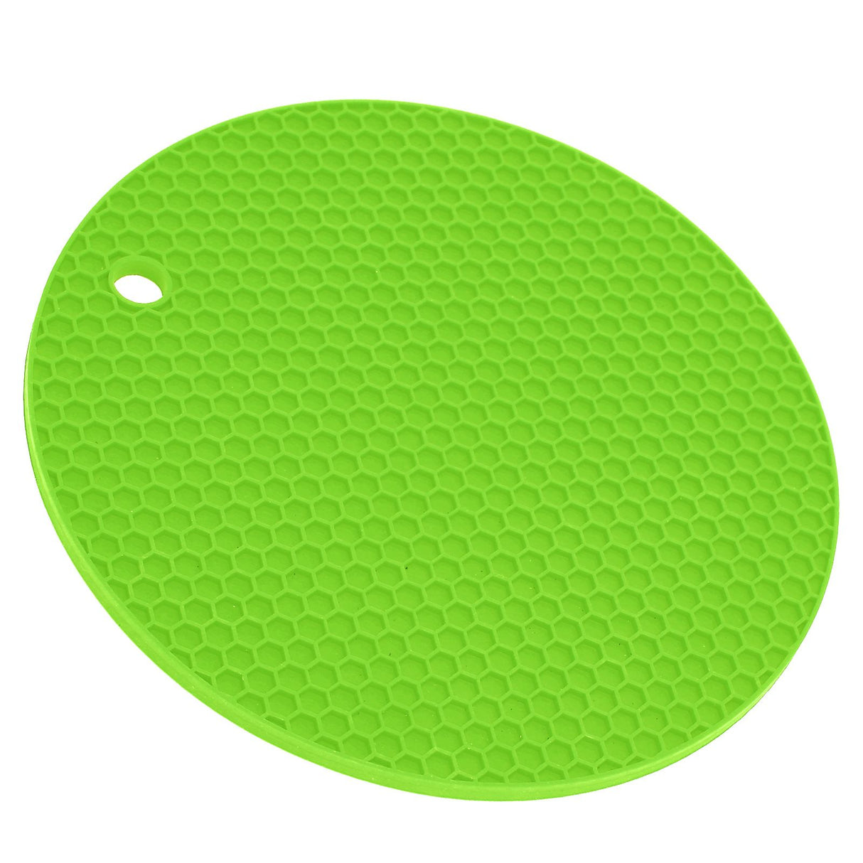 Round Shape Mat Food Grade Thickened Silicone Placemat Insulation Pad Microwave Oven MatGreen