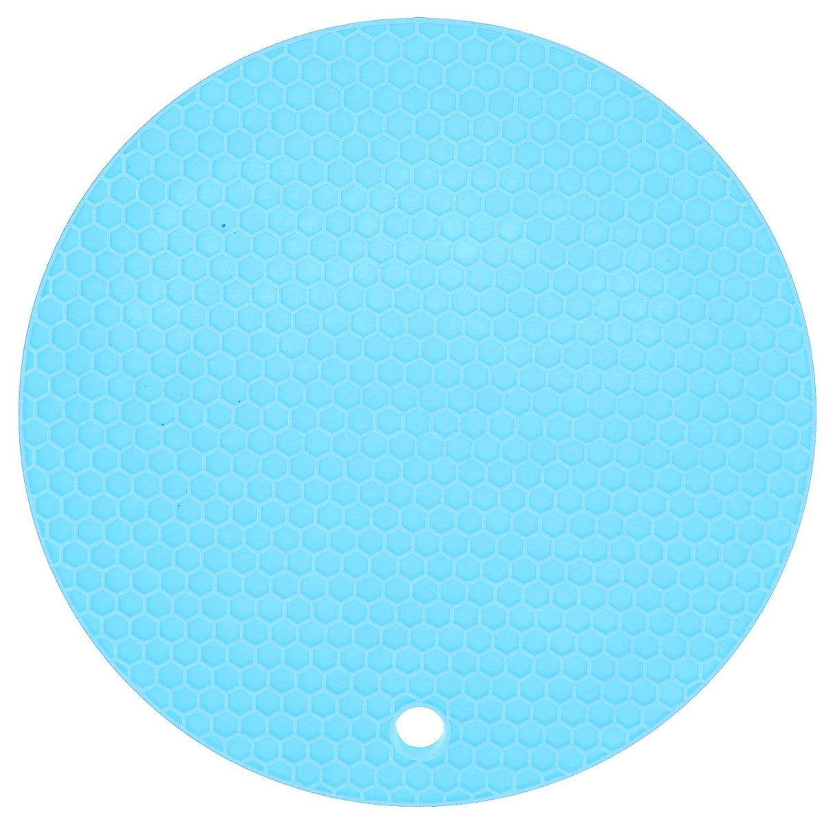 Round Shape Mat Food Grade Thickened Silicone Placemat Insulation Pad Microwave Oven MatBlue